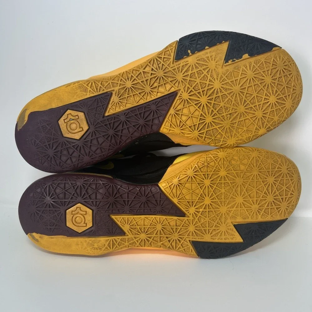 Nike KD Peanut Butter‎ Jelly Kids Sz 7Y, Women's Sz 8.5 Yellow/Purple 599477-801